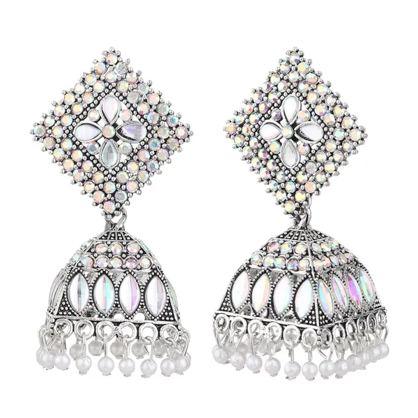 Silver_Brass_Gold_Plated_Crystal_Stone_Dome_Jhumka_Earrings_For_Women