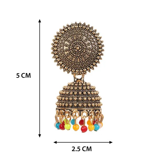 Gold_Tone_Oxidized_Jhumka_Earrings_For_Women