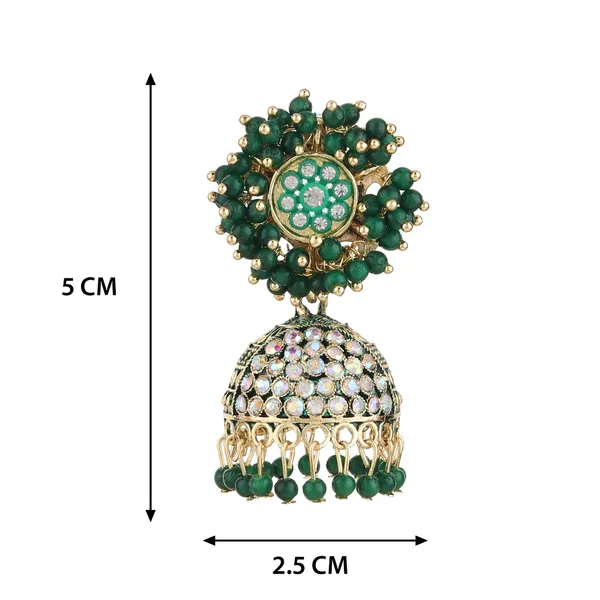 Green_Gold_Brass_Crystal_Beaded_Jhumka_Earrings_For_Women