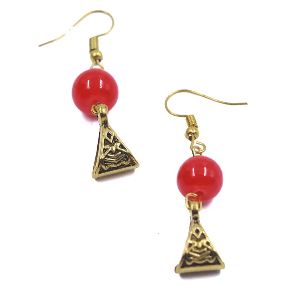 Red_Gold_Tone_Beaded_Filigree_Necklace_And_Earrings_Set_For_Women