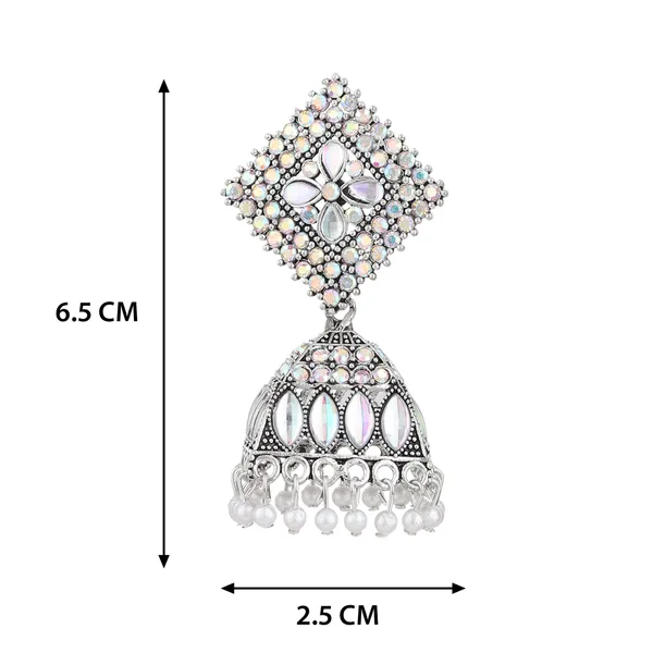 Silver_Brass_Gold_Plated_Crystal_Stone_Dome_Jhumka_Earrings_For_Women