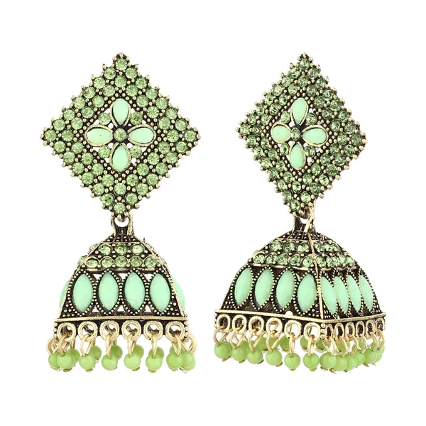 Green_Gold_Brass_Gold_Plated_Stone_Floral_Jhumka_Earrings_For_Women