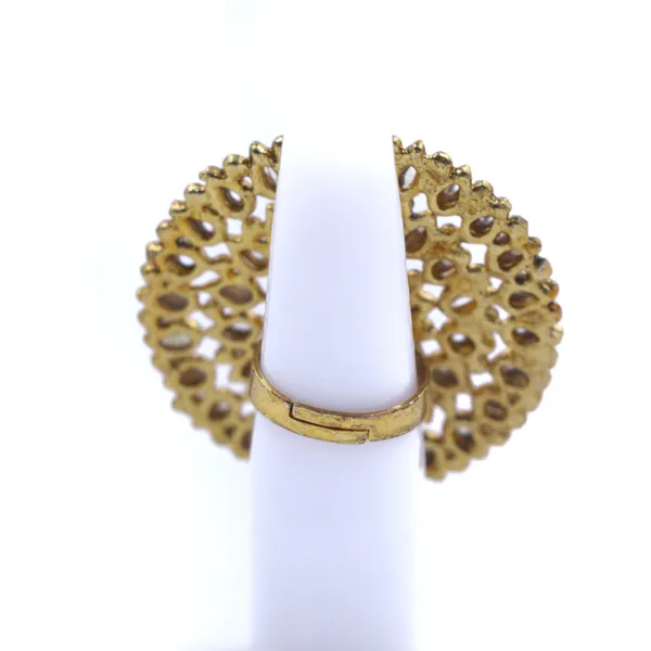 Gold_Brass_Openwork_Oval_Statement_Ring_For_Women