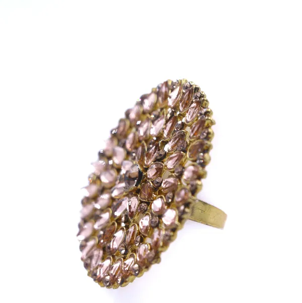 Gold_Brass_Openwork_Oval_Statement_Ring_For_Women