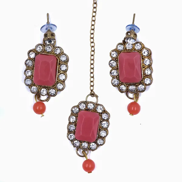 Coral_Pink_Kundan_Beaded_Necklace_Set_For_Women