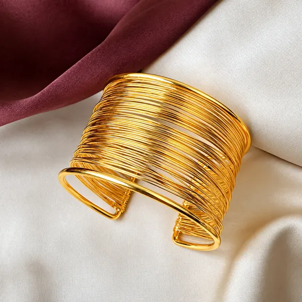 TFC_Adjustable_Mini_Classic_Gold_Plated_Cuff_Bracelet