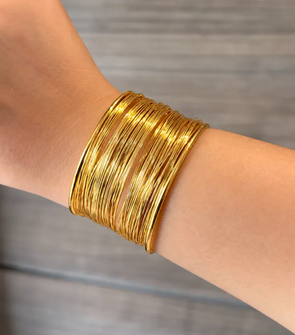 TFC_Adjustable_Mini_Classic_Gold_Plated_Cuff_Bracelet