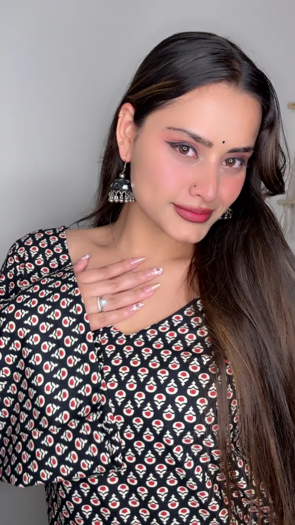 Adaa_Black_Buti_Corset_Kurti