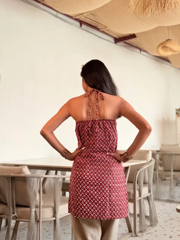 Naira_Red_Traditional_Buti_Long_Kurti