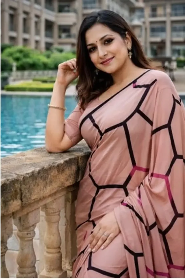 Beige_Pure_Cotton_Hand_Block_Printed_Saree_For_Women