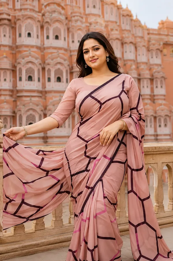 Beige_Pure_Cotton_Hand_Block_Printed_Saree_For_Women