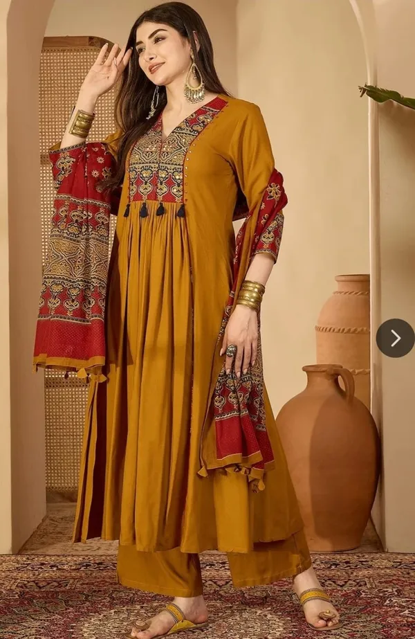 Women_Mustard_Yellow_Ethnic_Printed_Anarkali_Kurta_Set_with_Dupatta