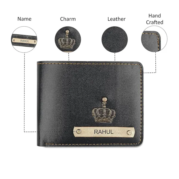 Black_Leather_Customizable_Wallet_and_keychain