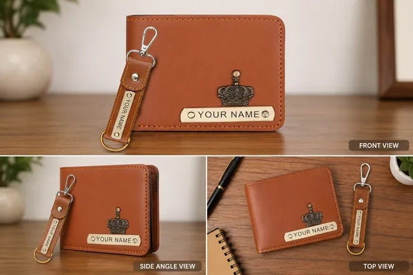 Brown_Leather_Customizable_Wallet_and_keychain