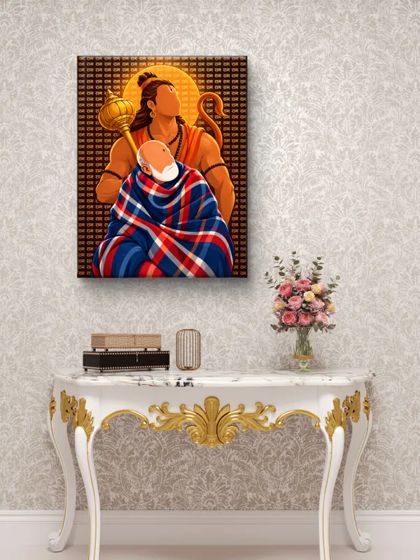 Nimkaroli_Baba_Canvas_Painting