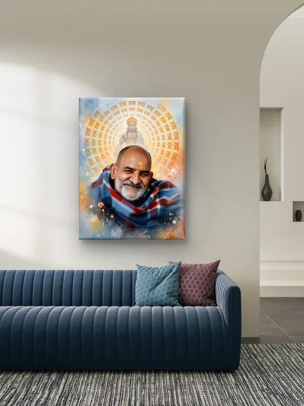 Nimkaroli_Baba_Canvas_Painting