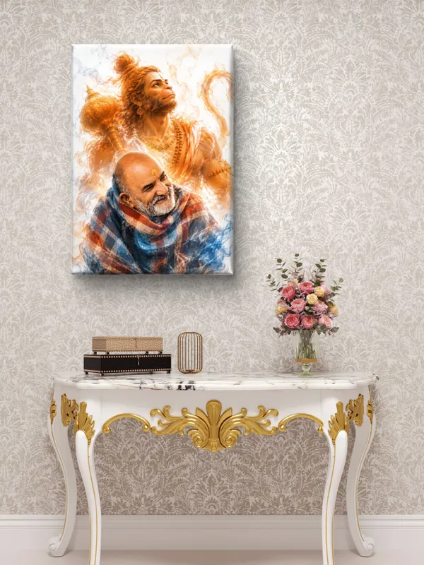 VSK_ART_Neem_Karoli_Baba_Canvas_Wall_Painting_|_Maharaj_Ji_HD_Canvas_Frame_for_Home_Temple,_Meditation_&_Living_Room_Wall_Decor_|_Spiritual_Religious_Gift