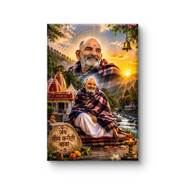 VSK_ART_Neem_Karoli_Baba_Canvas_Wall_Painting_|_Maharaj_Ji_HD_Canvas_Frame_for_Home_Temple,_Meditation_&_Living_Room_Wall_Decor_|_Spiritual_Religious_Gift