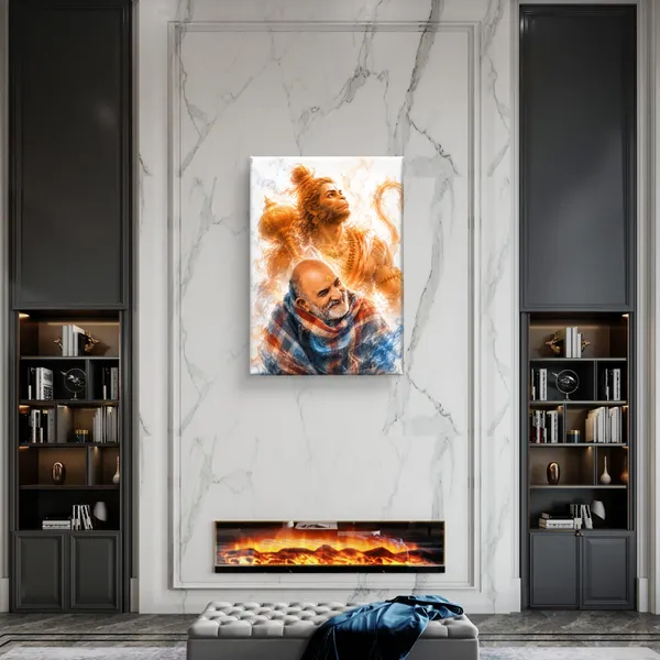 VSK_ART_Neem_Karoli_Baba_Canvas_Wall_Painting_|_Maharaj_Ji_HD_Canvas_Frame_for_Home_Temple,_Meditation_&_Living_Room_Wall_Decor_|_Spiritual_Religious_Gift