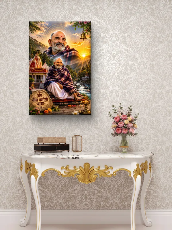 VSK_ART_Neem_Karoli_Baba_Canvas_Wall_Painting_|_Maharaj_Ji_HD_Canvas_Frame_for_Home_Temple,_Meditation_&_Living_Room_Wall_Decor_|_Spiritual_Religious_Gift