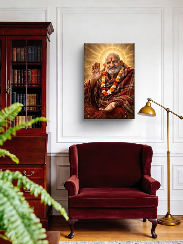 VSK_ART_Neem_Karoli_Baba_Canvas_Wall_Painting__|_Maharaj_Ji_HD_Canvas_Frame_for_Home_Temple,_Meditation_&_Living_Room_Wall_Decor_|_Spiritual_Religious_Gift