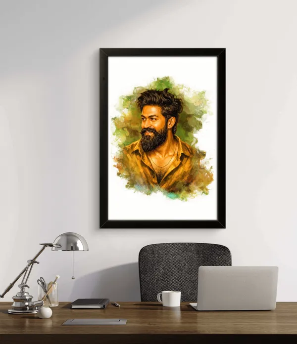 Plastic_Wood_Frame_Digital_Smoke_Oil_Painting_Photo_Frame_Brown