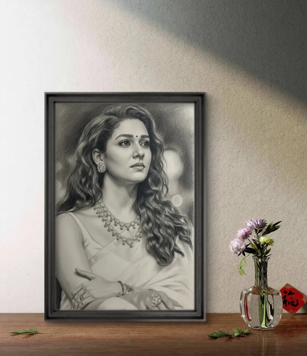 Plastic_Wood_Frame_Digital_Sketch_Customizable_Photo_Frame_Black