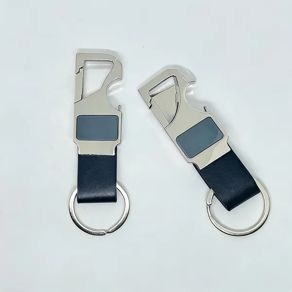 Blue_Silver_Metal_Customizable_Keychain