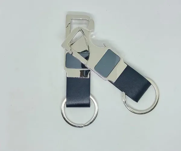 Blue_Silver_Metal_Customizable_Keychain