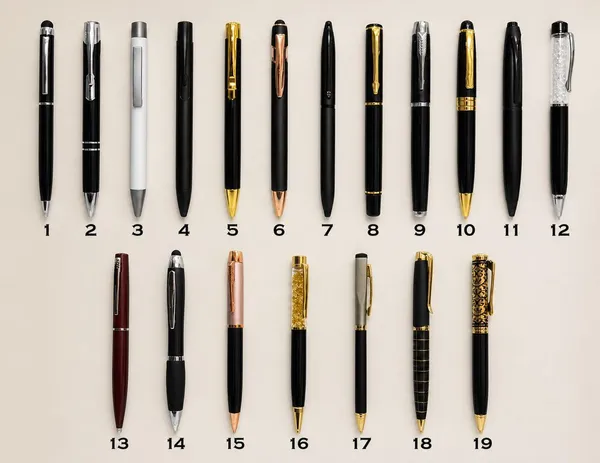 Vskart_Black_Metal_Customizable_Pen