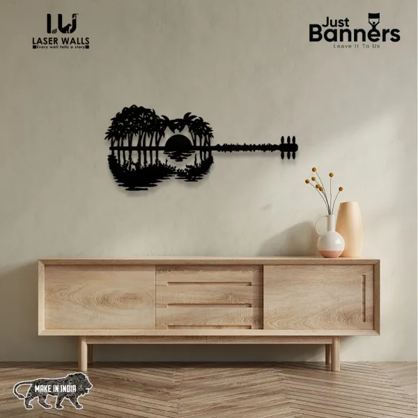 Guitar_Sunset_Metal_Wall_Decor_Abstract_Guitar_Metal_Art_Palm_Tree_Music_Gift_Housewarming_Gift_Living_Room_Decor_Laserwall_Gift_Passion