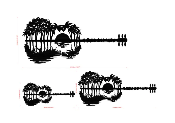 Guitar_Sunset_Metal_Wall_Decor_Abstract_Guitar_Metal_Art_Palm_Tree_Music_Gift_Housewarming_Gift_Living_Room_Decor_Laserwall_Gift_Passion