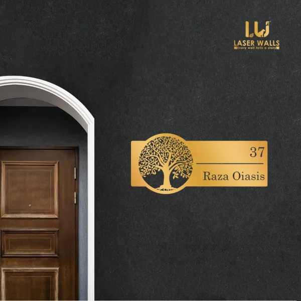 Kalpakavriksha_Farm_House_House_Name_Plate_Number_Plate_Wooden_Name_Plate_Customised_Number_Plate_Steel_Name_Plate_Lasercut_Name_Plate