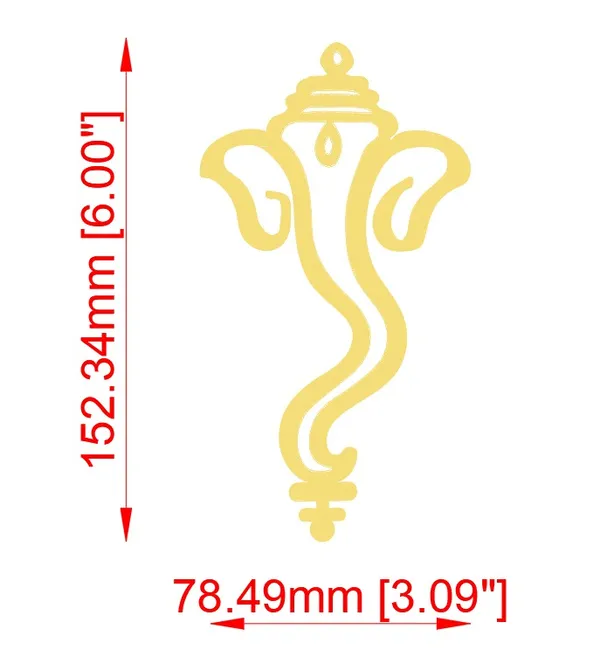 Gold_Tone_Religious_Ganesha_Wall_Decor