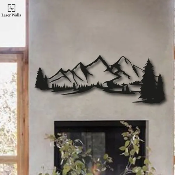 Landscape_Ii_From_Laserwall_Landscape_Metalwall_Art_Home_Decor_Wall_Hanging_Housewarming_Gifts_Gifts_Interior_Decor_Mountains_Decal