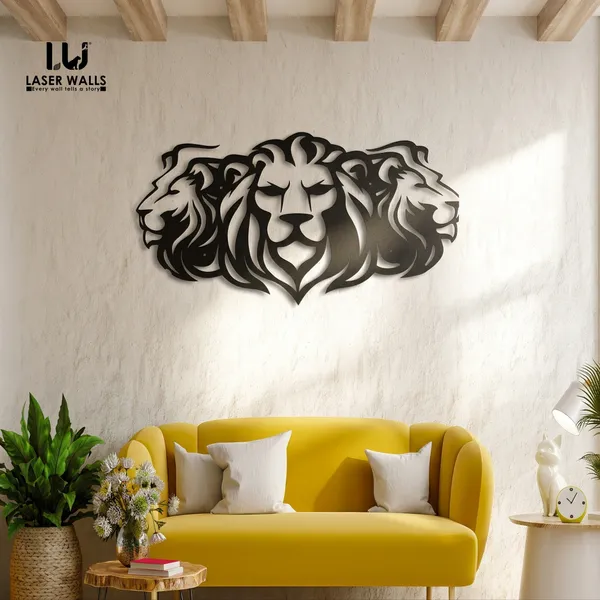 3_Head_Lion_Metal_Art_From_Laserwall_Lion_King_Head_Metal_Wall_Art_Home_Decor_Animal_Safari_Bedroom_Over_Outdoor_Playroom_Aesthetic_Indian_Art