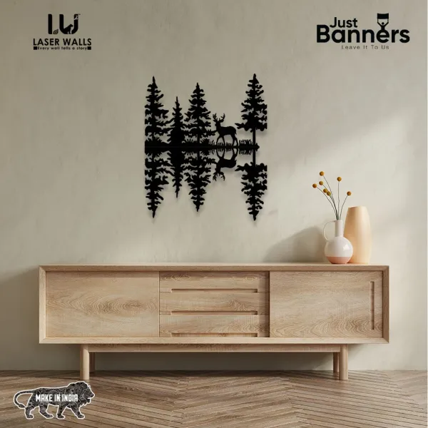 Lake_And_Forest_Silhouette_Metal_Wall_Art_Deer_And_Forest_Metal_Wall_Decor_Forest_Metal_Art_Farmhouse_Decor_Wall_Hanging_Gift_Laserwall