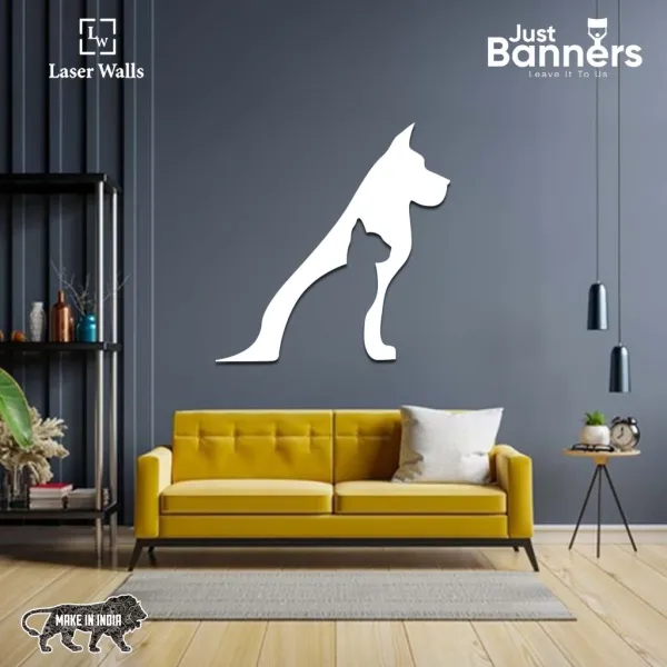 Cat_Dog_Metal_Art_From_Laserwall_Dog_Cat_And_Love_Interior_Decoration_Home_Decor_Wall_Decor_Metal_Decor_Gift_For_Animal_Lovers