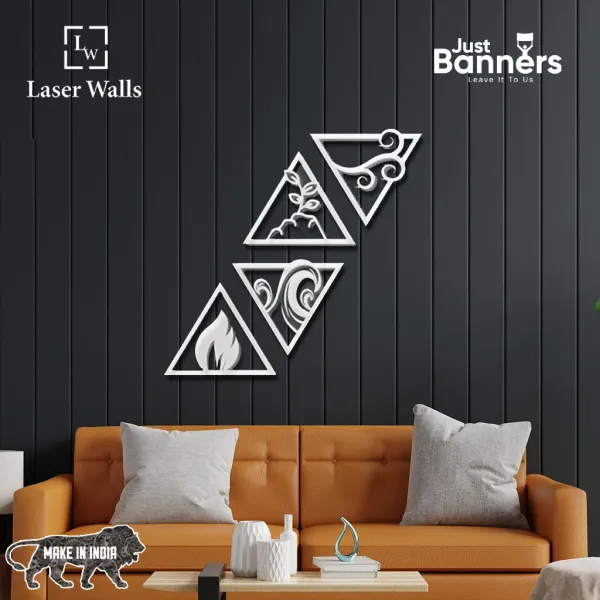 Four_Elements_4metalwallart_Metal_Wall_Decoration_Metal_Art_Wall_Hangings_Geometric_Wall_Art_Metal_Sign_Wall_Sign_Metal_Wall_Dec