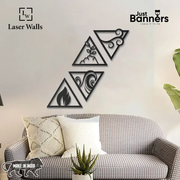 Four_Elements_4metalwallart_Metal_Wall_Decoration_Metal_Art_Wall_Hangings_Geometric_Wall_Art_Metal_Sign_Wall_Sign_Metal_Wall_Dec