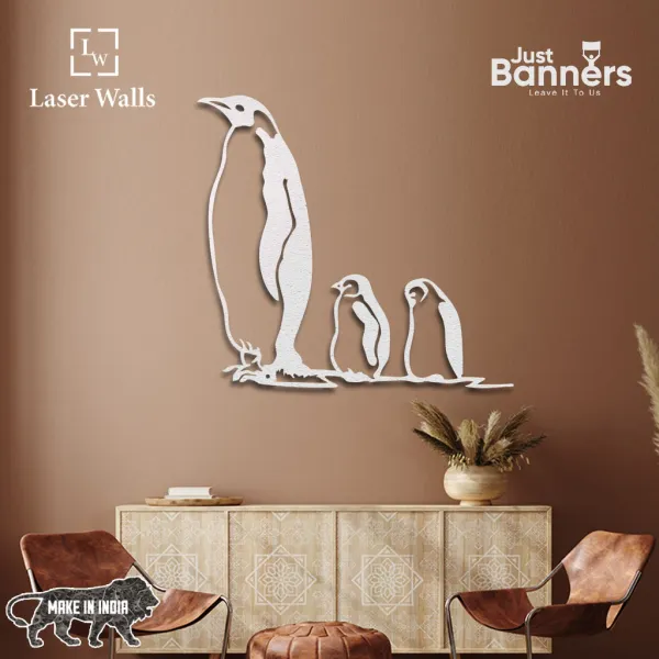 Penguin_Wall_Decor_Animal_Metal_Decor_Metal_Wall_Art_Home_Wall_Hangings_Geometric_Wall_Art_Home_Metal_Decor_From_Laserwall