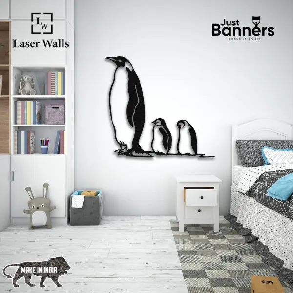 Penguin_Wall_Decor_Animal_Metal_Decor_Metal_Wall_Art_Home_Wall_Hangings_Geometric_Wall_Art_Home_Metal_Decor_From_Laserwall