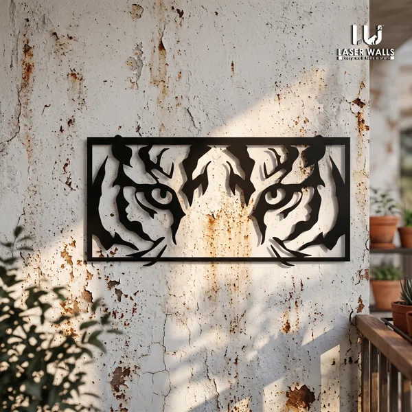 Tiger_Eye_Metal_Art_From_Laserwall_Eye_Of_Tiger_Home_Wall_Art_Metal_Wall_Decoration_Metal_Tiger_Decor_Hanging_Metal_Tiger_Minimalist_Line_Art