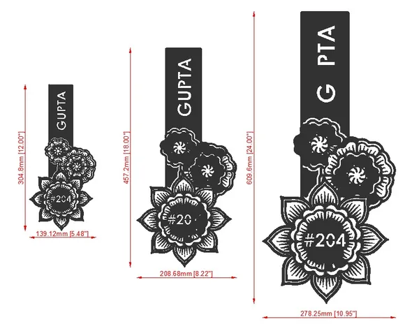 Vertical_Name_Plate_House_Name_Plate_Metal_Name_Plate_From_Laserwall