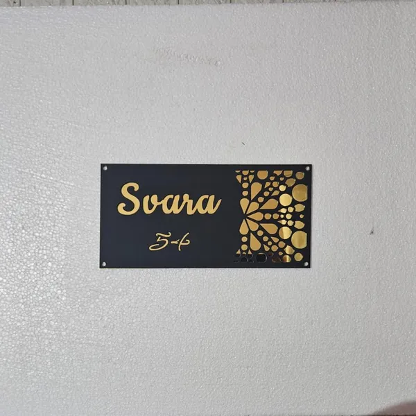 Black_Decorative_Name_Plate_With_Gold_Lettering