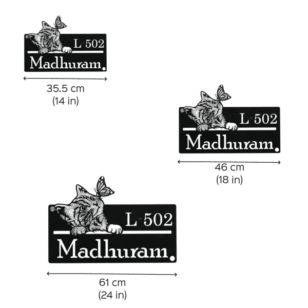 Cats_Kittens_Farm_House_House_Name_Plate_Number_Plate_Wooden_Name_Plate_Customised_Number_Plate_Steel_Name_Plate_Lasercut_Name_Plate