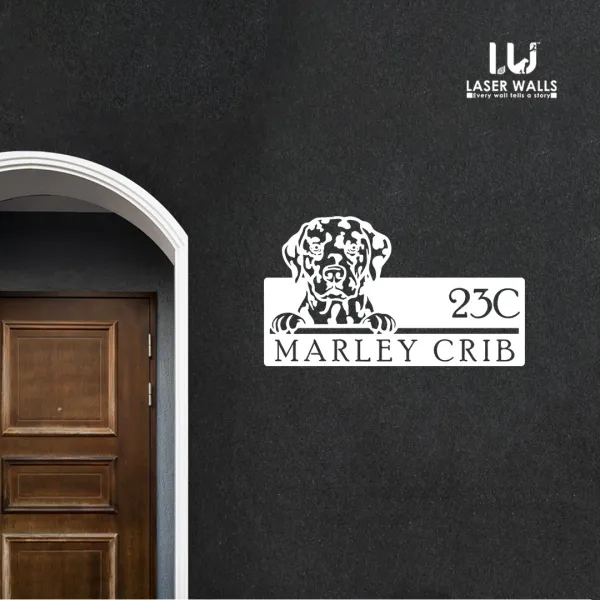 Dalmatian_Dog_Farm_House_House_Name_Plate_Customised_Plate_Steel_Name_Plate_Lasercut_Name_Plate_Metal_Name_Plate_Office_Name_Plate