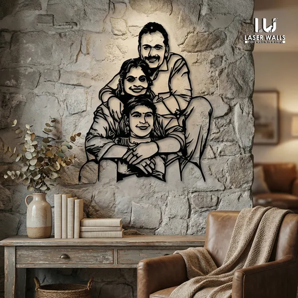 Family_Portrait_From_Laserwall_Anniversary_Gift_Custom_Metal_Wall_Art_Unique_Wedding_Gift_For_Couple_Housewarming_Decor_Living_Room_Decor