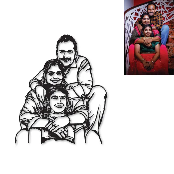 Family_Portrait_From_Laserwall_Anniversary_Gift_Custom_Metal_Wall_Art_Unique_Wedding_Gift_For_Couple_Housewarming_Decor_Living_Room_Decor