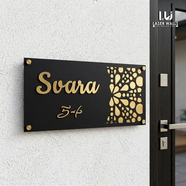 Black_Decorative_Name_Plate_With_Gold_Lettering